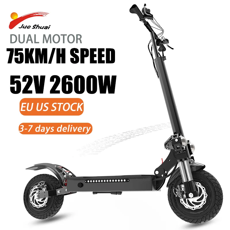 Dual Motor Electric Scooter 2600w Up To 45 Mph 40 Miles Quick-release Folding, Electric Scooter Adults Dual Braking - Electric Scooters - AliExpress