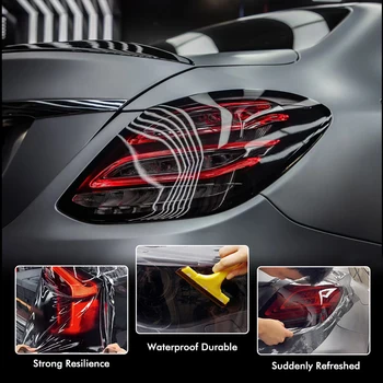 Faro per auto di qualità Fanale posteriore Tinta Pellicola in vinile Adesivo per fari Pellicola di qualità premium sui fari Accessori per auto