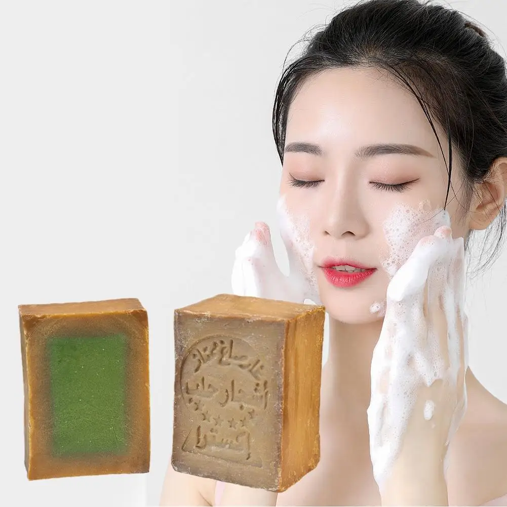 

100g Ancient Pure Handmade Soap Oil Control Pores Shrinking Anti-wrinkle Moisturizing Soaps Shampoo Whitening X5F0