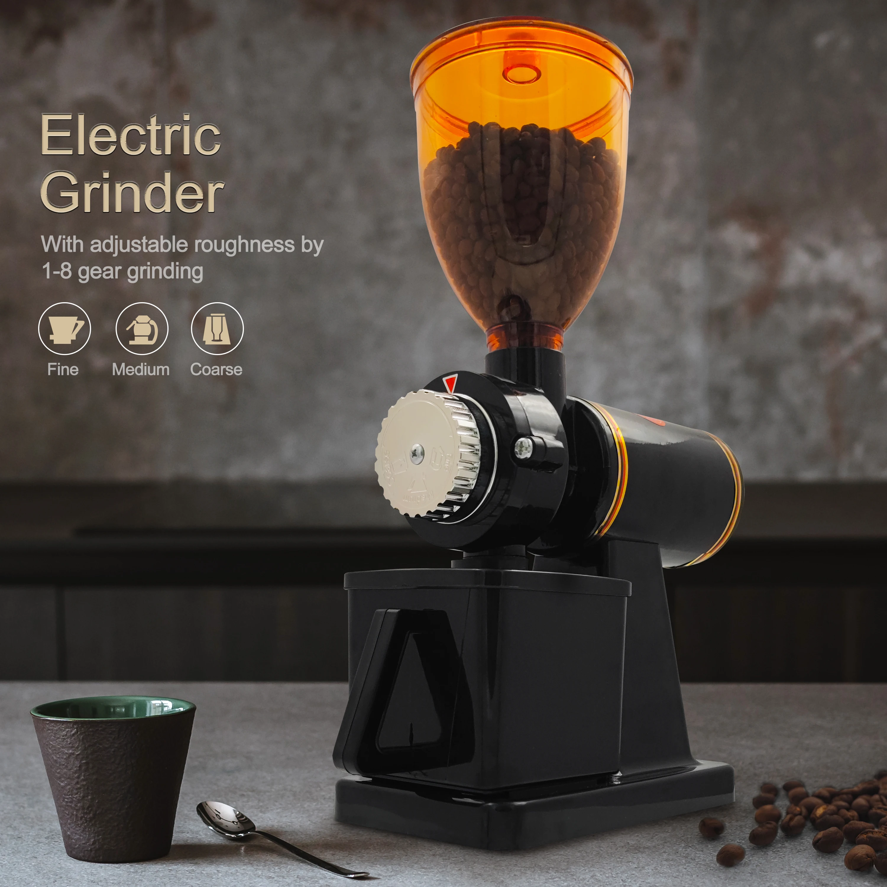 220V-110V-Stainless-Steel-Espresso-Coffee-Grinder-Electric-Grinder ...