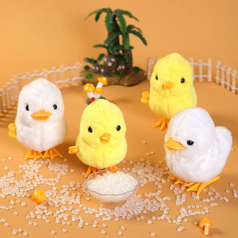 Simulation Plush Jumping Duck Interactive Toy Plush Toy Girl Gift Cute Children's Bedroom Decorations Movie Surrounding Dolls