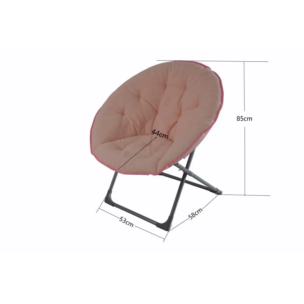 Tragbarer, zusammenklappbarer Moon Chair, ergonomischer, weich gepolsterter Lazy Chair, leichter Outdoor-Indoor-Loungesessel für Schlafzimmer und Innenhof – Detail 17
