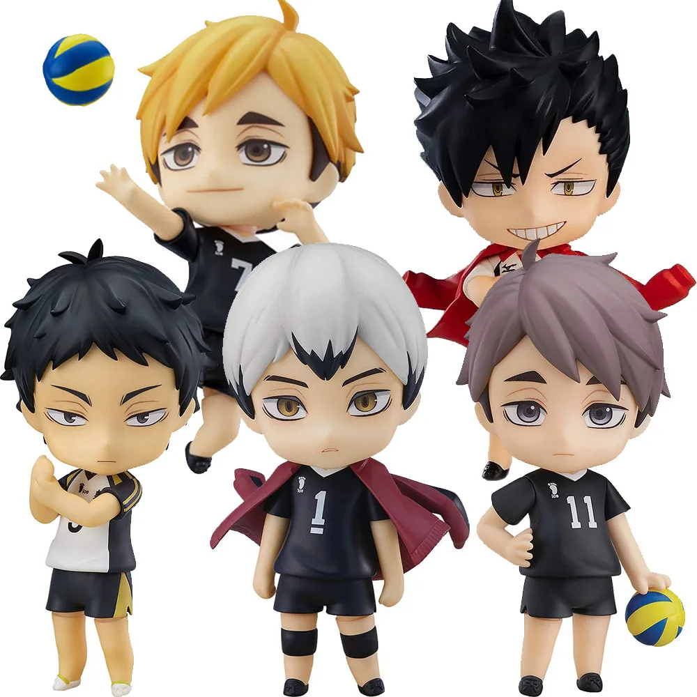 

Haikyuu Anime Figuras 616# Kei Tsukishima Action Figure 789# Ushijima Wakatoshi 605# Kozume Kenma 563# 461# 489# Figurine