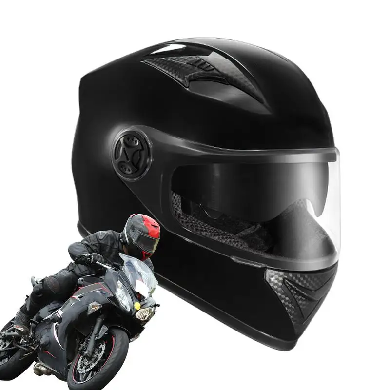 

Helmets For Adults Creative Fashionable Full Face Head Protector With Dual Visors Protective Street Bike Helmet bike accessories