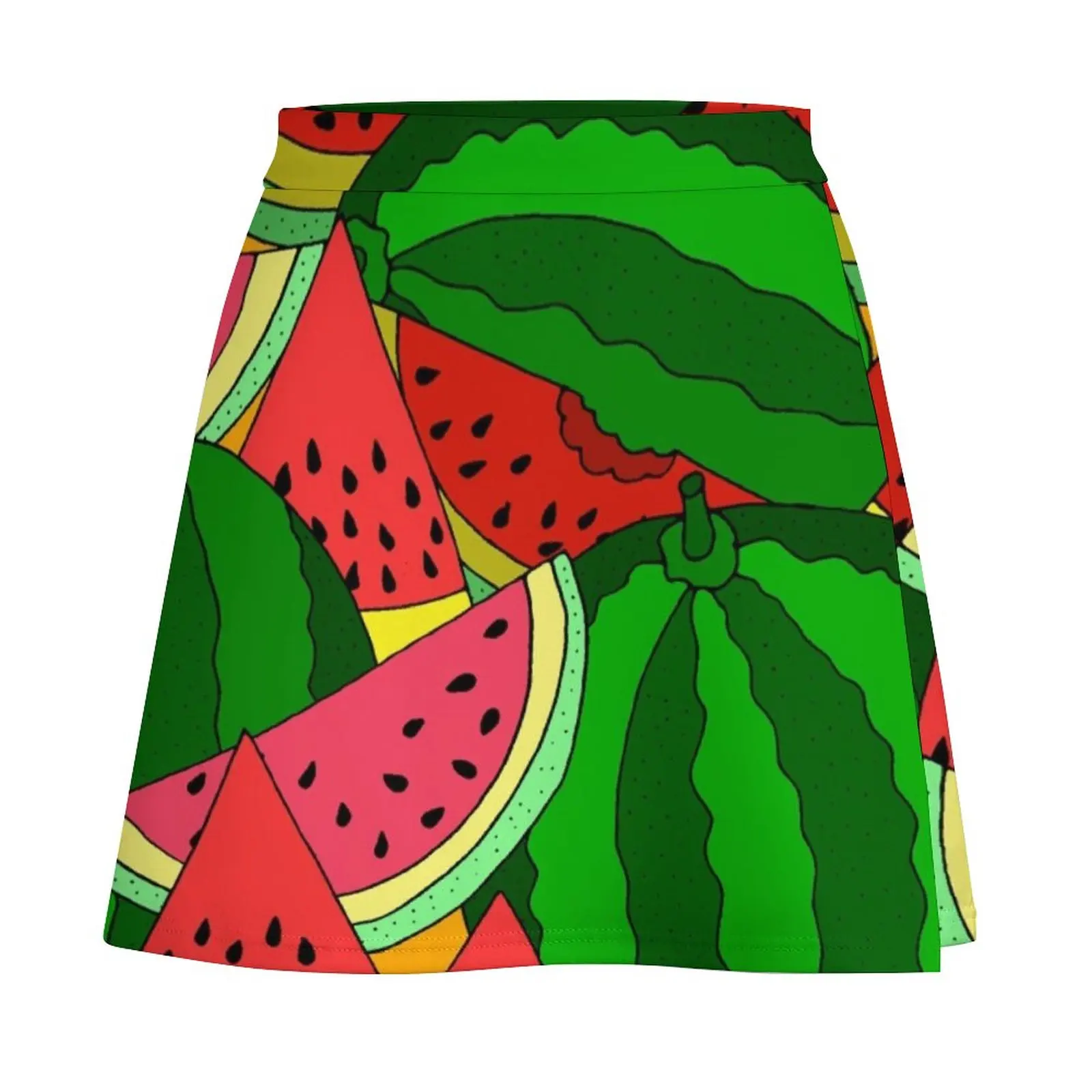 Watermelon Pattern Mini Skirt sexy short mini skirts Woman skirt korean style Skirt shorts