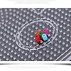4PCS 2.6mm/5mm Fuse Beads Transparent Big Square Pegboards Ironing Beads Boards DIY Material Template Melting Beads Pegboard 5