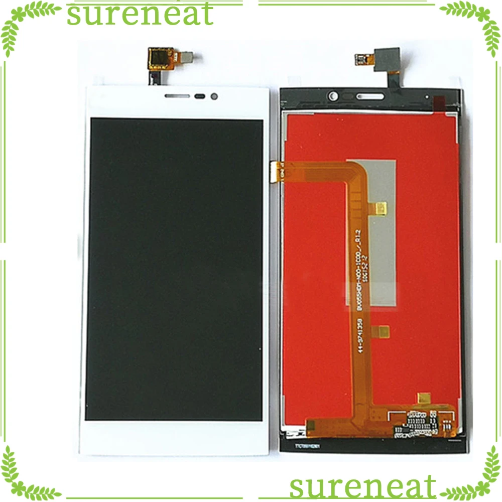 Bianco Per Wiko Ridge Fab 4G Display Lcd E Touch Screen Digitizer Screen Module Accessori Assemblaggio Sostituzione