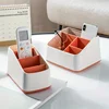 Remote Control Holder 4 Slot Desktop Storage Box TV Remote Control Phone Storage Holder Stationery Home Organizer 4