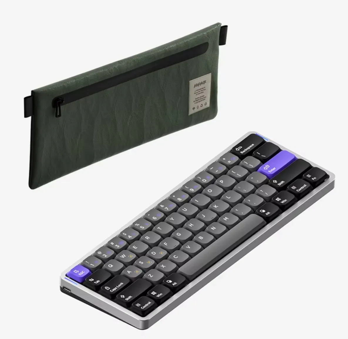 NuPhy AIR60 he キーボード+ ケース　※箱つぶれあり NuPhy Air60 HE 磁気スイッチ ゲーミング キーボード - AliExpress