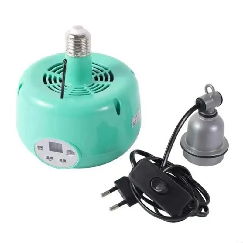 New Reptiles Box Heating Lamp with LED Warm Light and Automatic Temperature Easy Control for Poultry Chicken Heating Supply