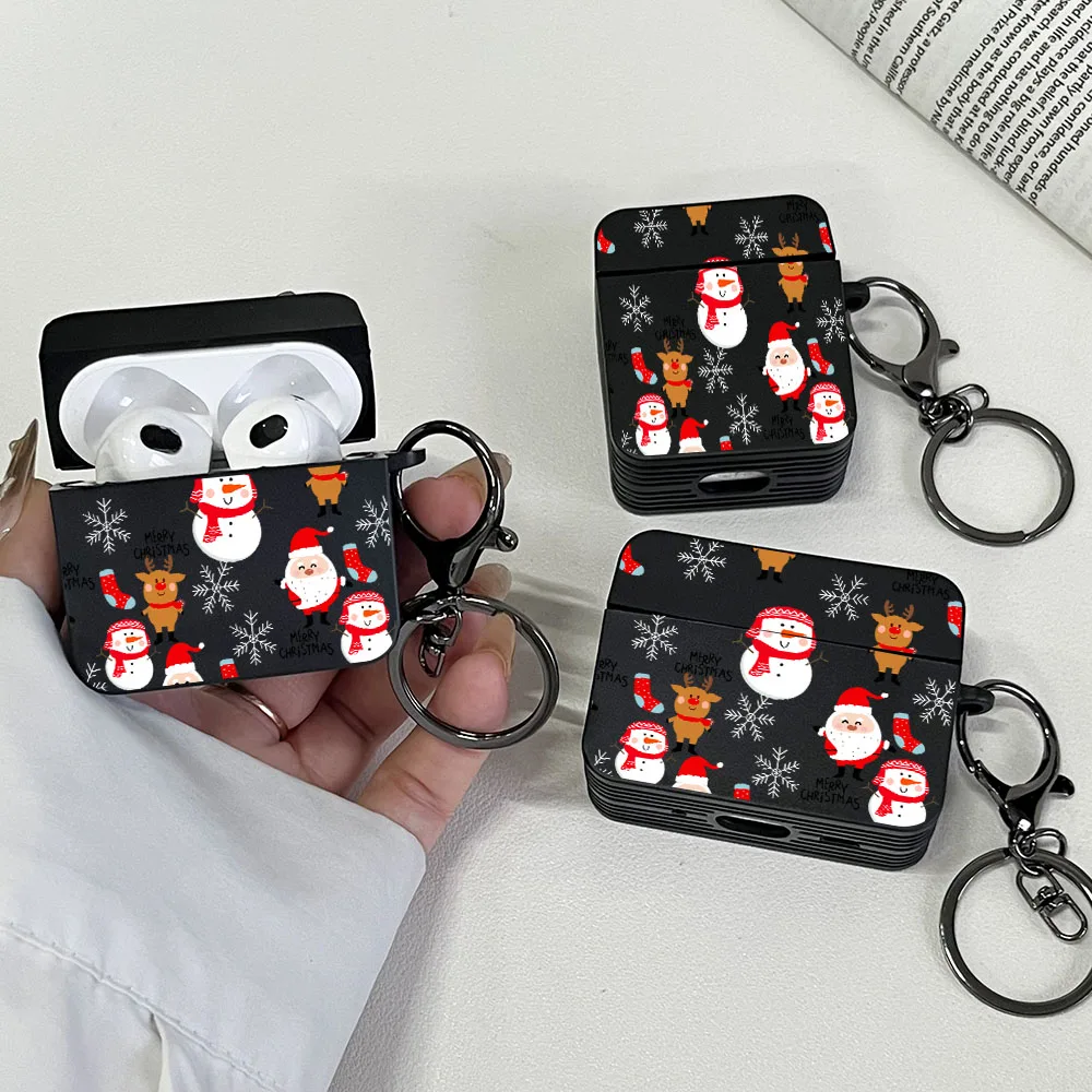 Christmas Pattern Earphone Case for AirPods Shockproof Shell