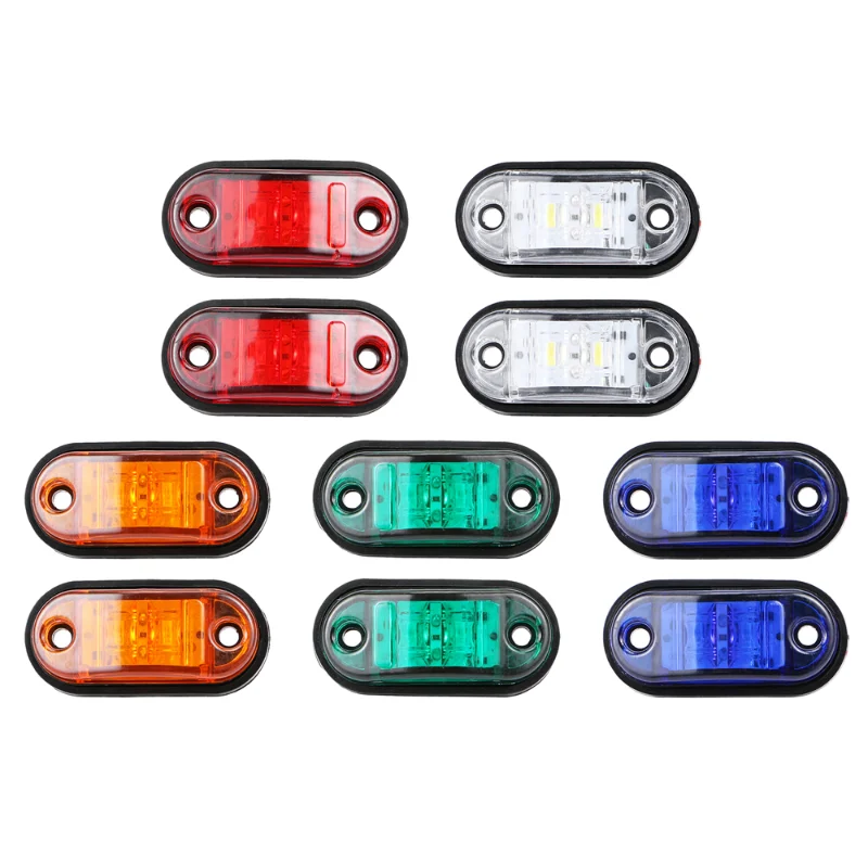 

1 Pc/Pair 24v 12v Durable LED Side Marker Lights For Trucks Side Clearance Marker Light Clearance Lamp