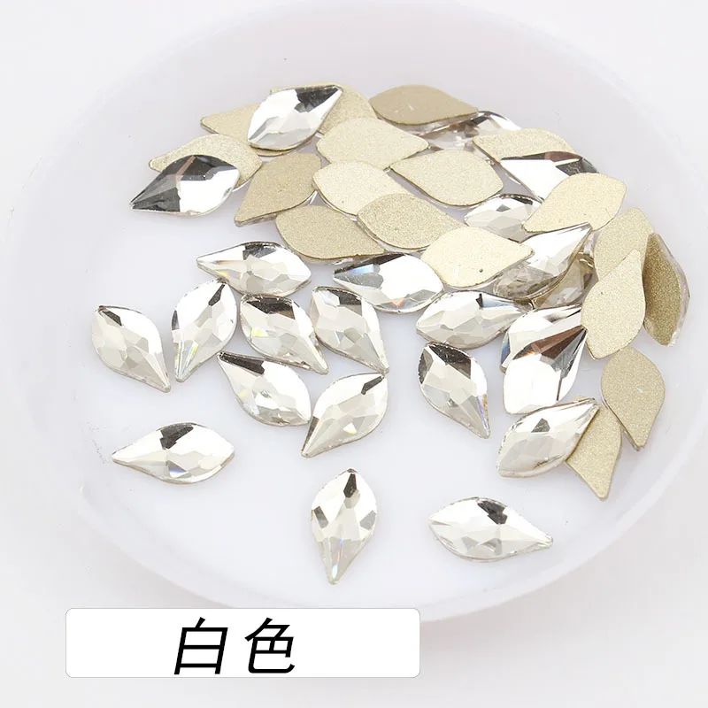 wholesale Pear shaped drop 5*10mm Flat Back Nail Rhinestone Special Shaped Crystals Nail Art Stones 3D Personalized Decoration 3