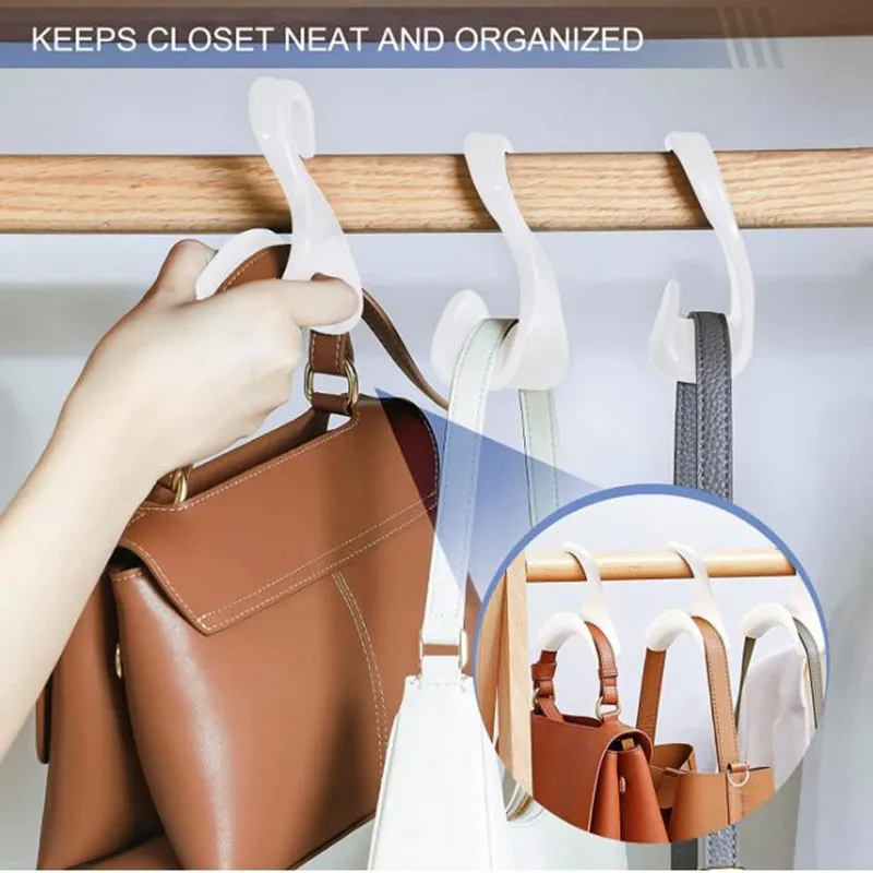 Storage Organizer Closet Rack Hangers Bags  Purses Organize Hanger Handbag  - Hanger - Aliexpress