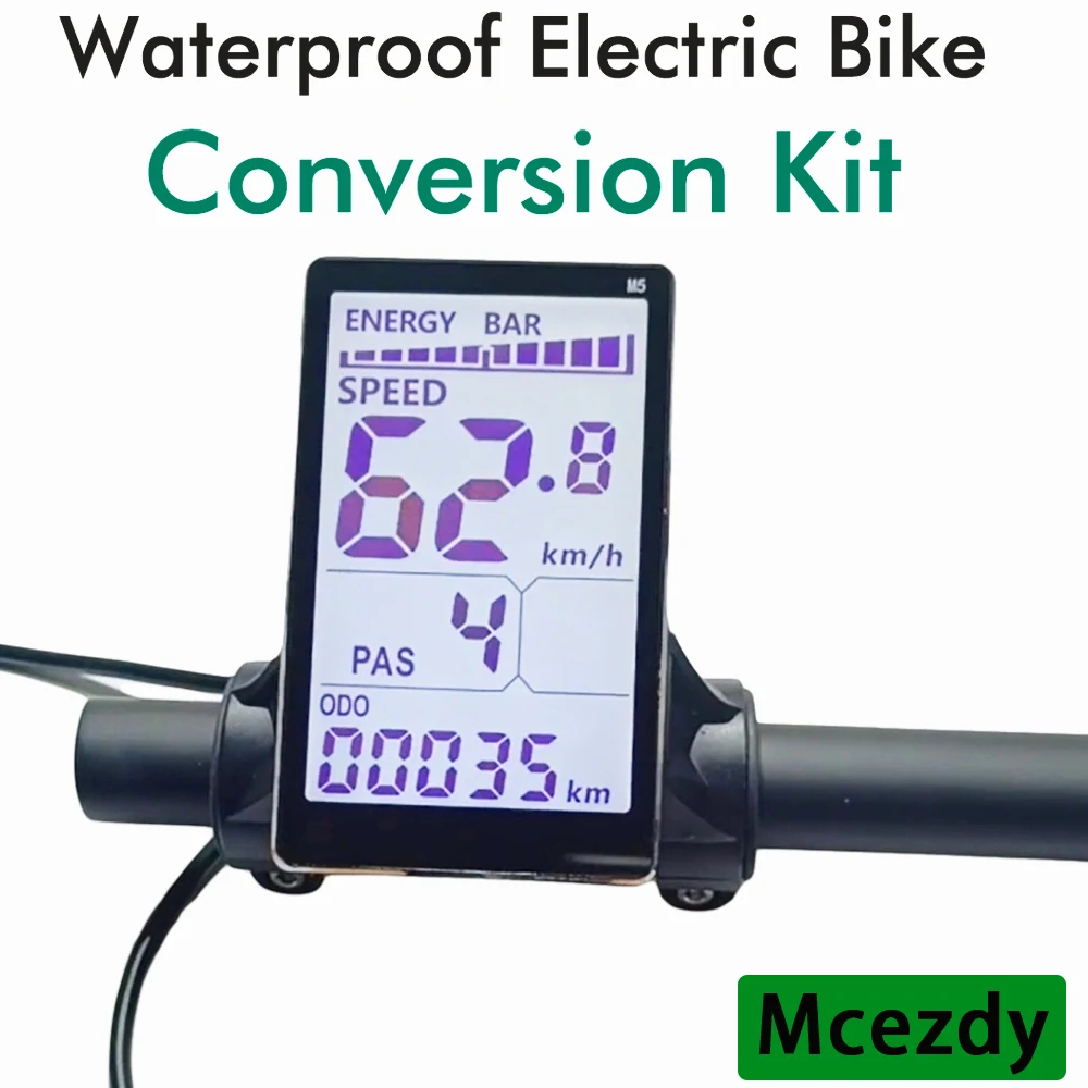UART2 M5 24V 36V 48V Electric Bicycle Colorful Display E Scooter LCD Panel Waterproof Backlight Bike Accessories