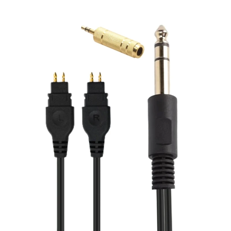 

Universal 6.35mm to 2Pin Headset Cable for HD580 HD600 HD650 HD58X Earphones Wire Superior Connectivity 300cm/118.11in B36A