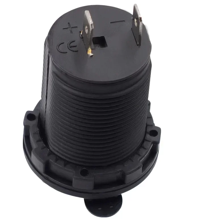 Car Cigarette Lighter Socket 12V Waterproof Plug Power Outlet Adapter for Marine Boat Motorcycle Truck RV ATV Receptacle