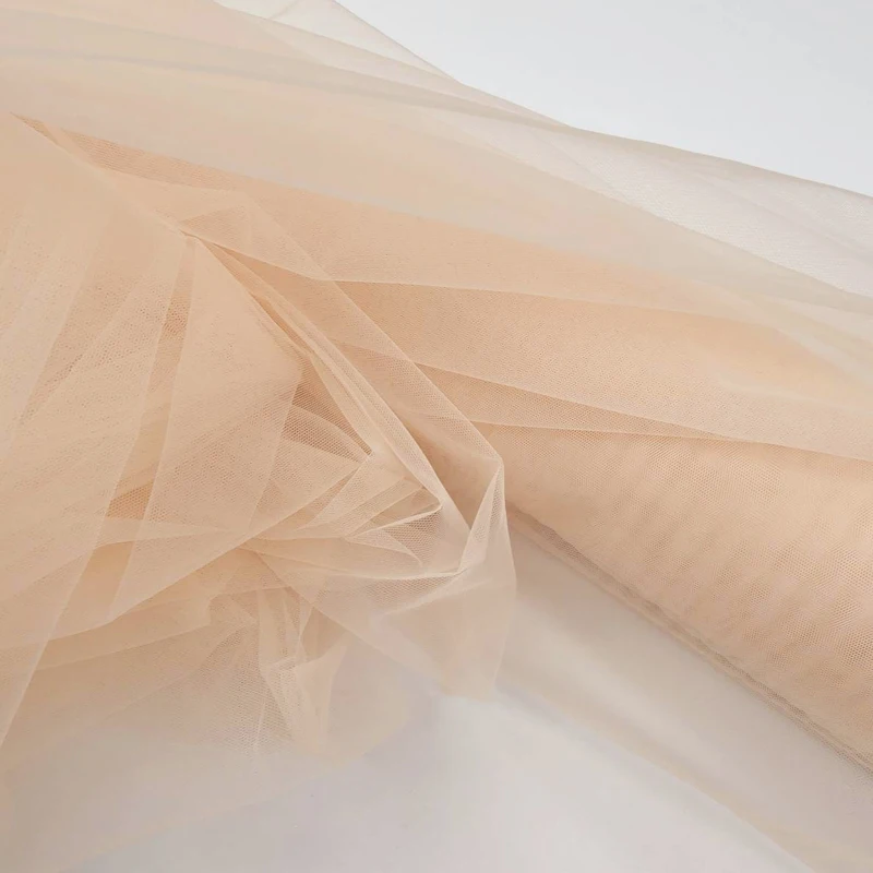 Elegant Burnt Orange Soft Tulle for Weddings & DIY Creations