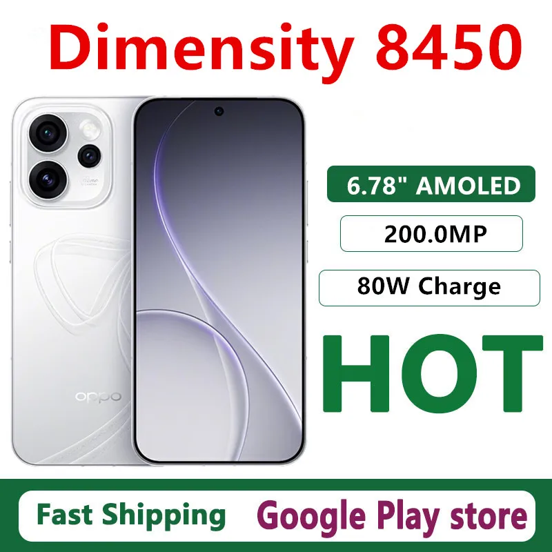 Original Oppo Reno 15 Pro Mobile Phone Dimensity 8450 Wireless