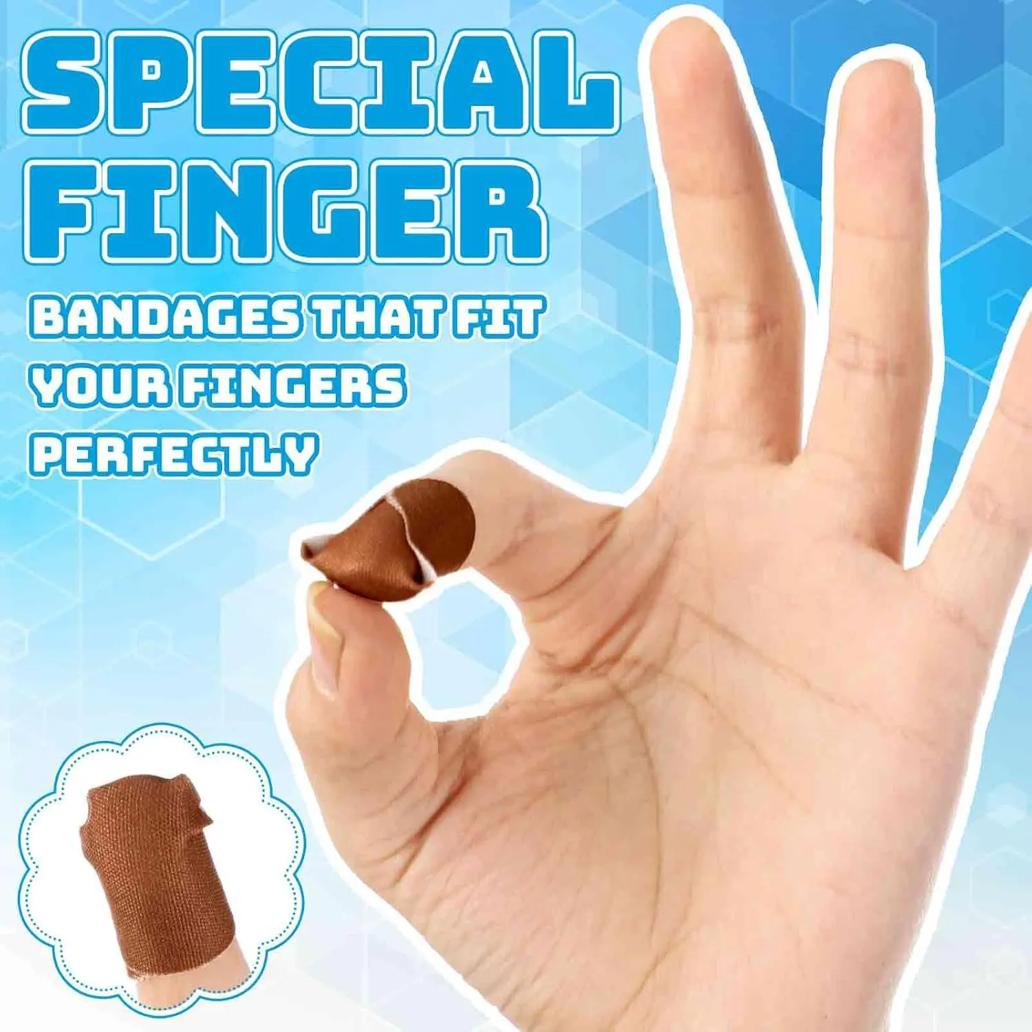 10Pcs/set Geometry Baby Bandages Coffee Sports Stickers Brown Cartoon Stretch Cloth Band Aid Fabric Stretch Cloth Band-Aid