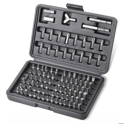 Jeu d'embouts de tournevis en acier au Chrome Vanadium, boîte à outils de tournevis hexagonal de 100 pièces 