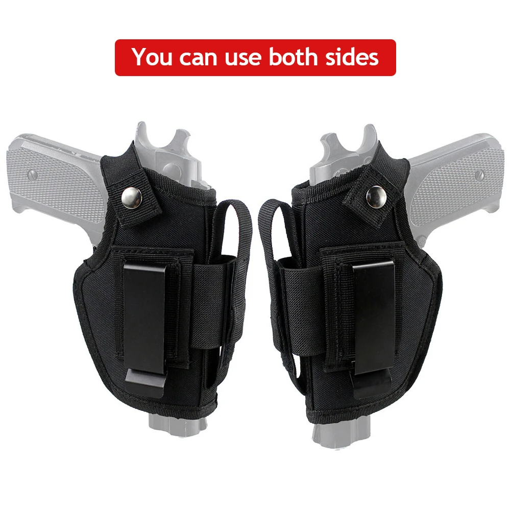 Description Picture 5 of itemUniversal Tactical Gun Holster for Glock 17 18 26 Concealed Carry Gun Pistol Bag All Size Metal Clip Pouches Glock Case Hunting