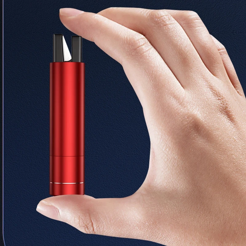 Car Safety Hammer Window Breaker Emergency Hammer Seat Belt Cutter Knife Tool Life-Saving Escape Aluminum Alloy