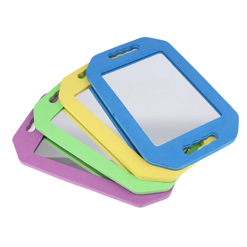 고화질 거울 손잡이 메이크업 거울 거품 프레임은 가정용 헤어 살롱 거울 미용 용품을 깨기 쉽지 않습니다