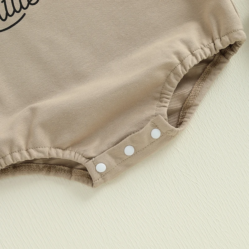 Summer Infant Baby Boys Romper Letter Cowgirl Hat Print Round Neck Short Sleeve Baby Playsuit Jumpsuit Fashion Newborn Clothes