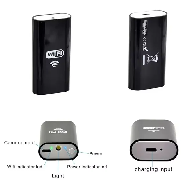 Wireless Transmitter WiFi box Adapter Line Models Endoscope Camera Otoscope 720P And Above Pixels for Android IOS Computer 3