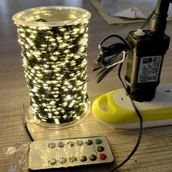 Enchanting LED Fairy String Lights - Waterproof with Remote for Outdoor Decor and Events (Warm White)