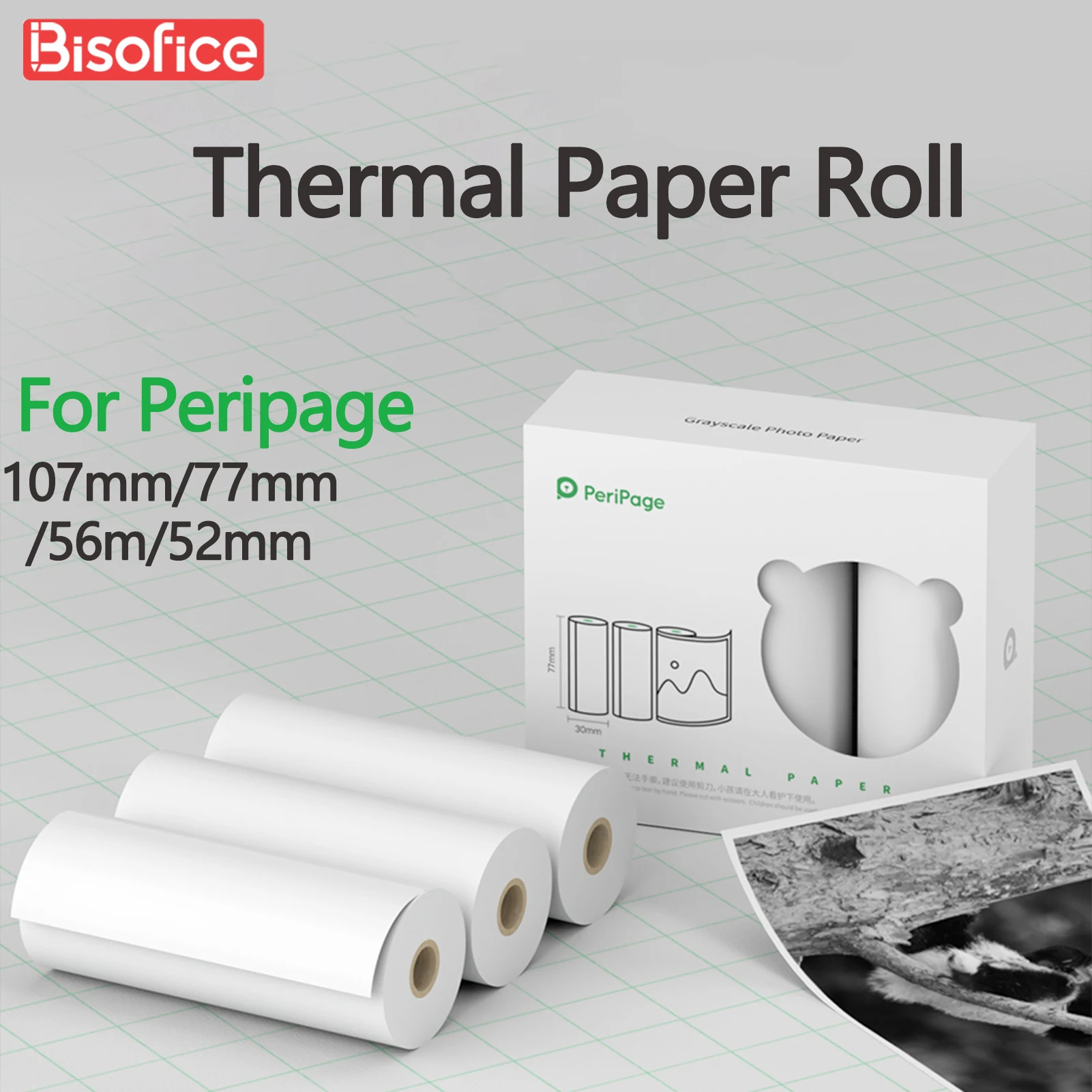 12 rouleaux adhésifs papier thermique 57 mm x 30 mm imprimante