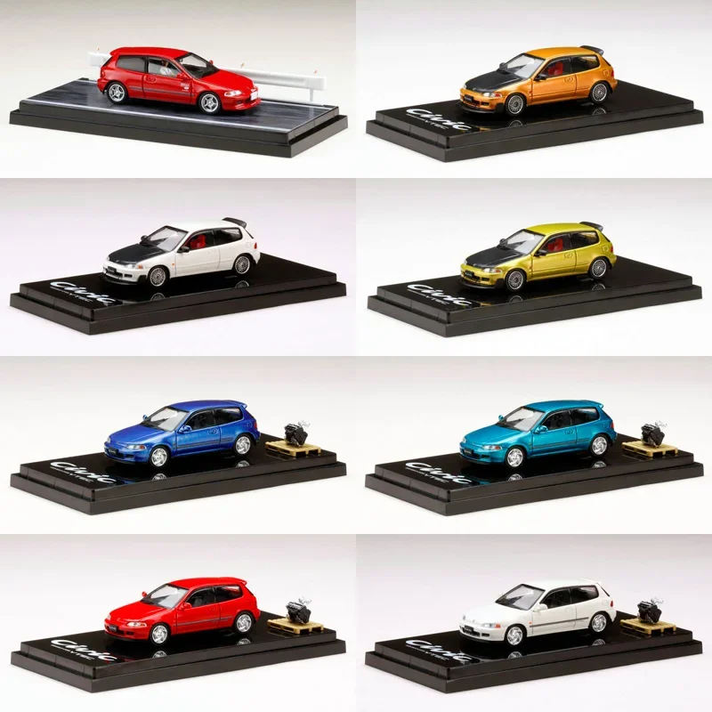 

Хобби Япония 1:64, модель автомобиля для Honda цивика EG6, сер/JDM