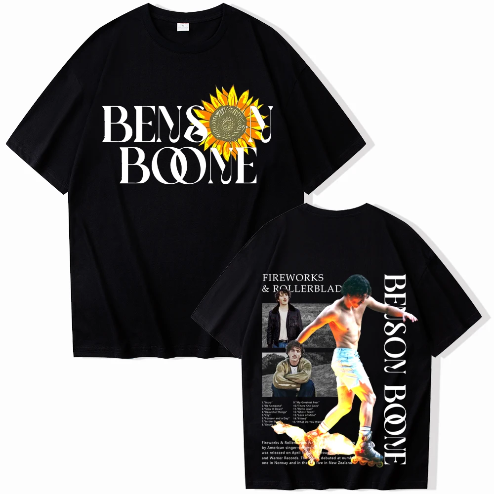2024 Popular Singer Benson Boone Shirt Benson Boone Fireworks