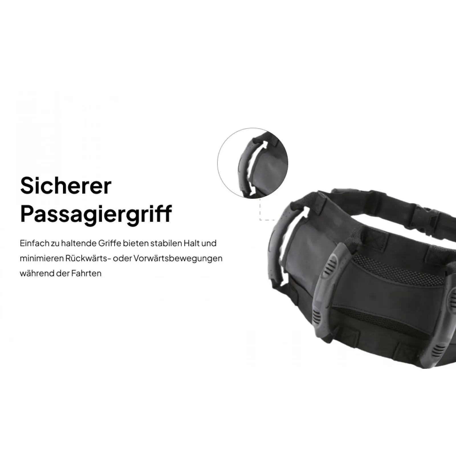 일반 오토바이 시트 스트랩 전문 액세서리 블랙 오토바이 승객 그립 손잡이 스노모빌 오토바이용