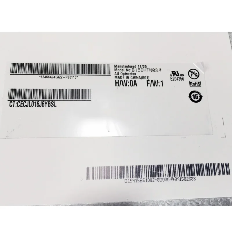 노트북 LCD 스크린 디스플레이, 1920x1080 LVDS 40 핀, B156HTN03.3, B156HTN03.2, N156HGE-LA1 N156HGE-LB1, B156HTN02.1, B156HW03, 15