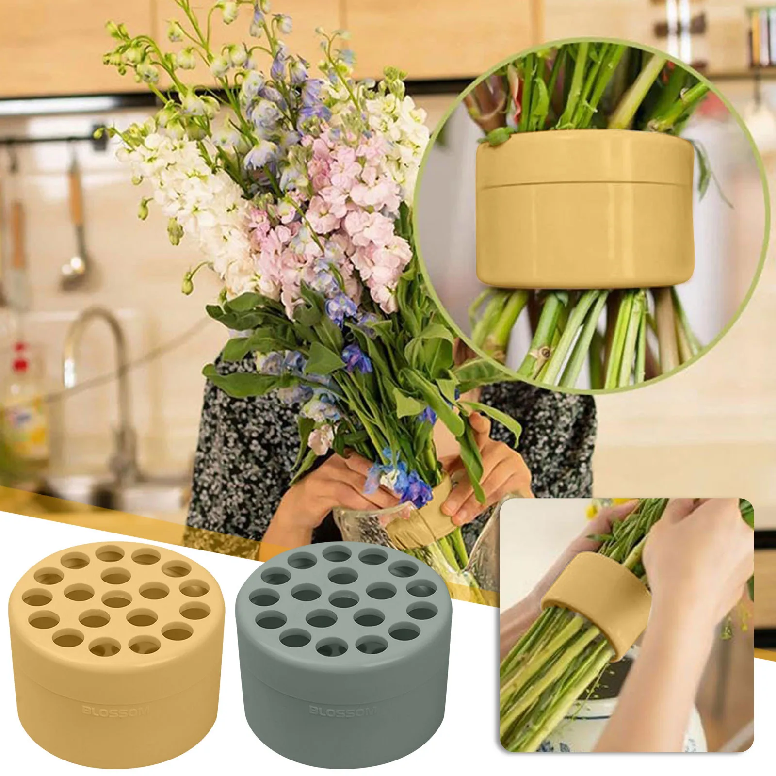 

Spiral Ikebana Stem Holder For Vase Flower Arrangement Bouquet Floral Arranger Diy Floral Art Room Decor Accessory