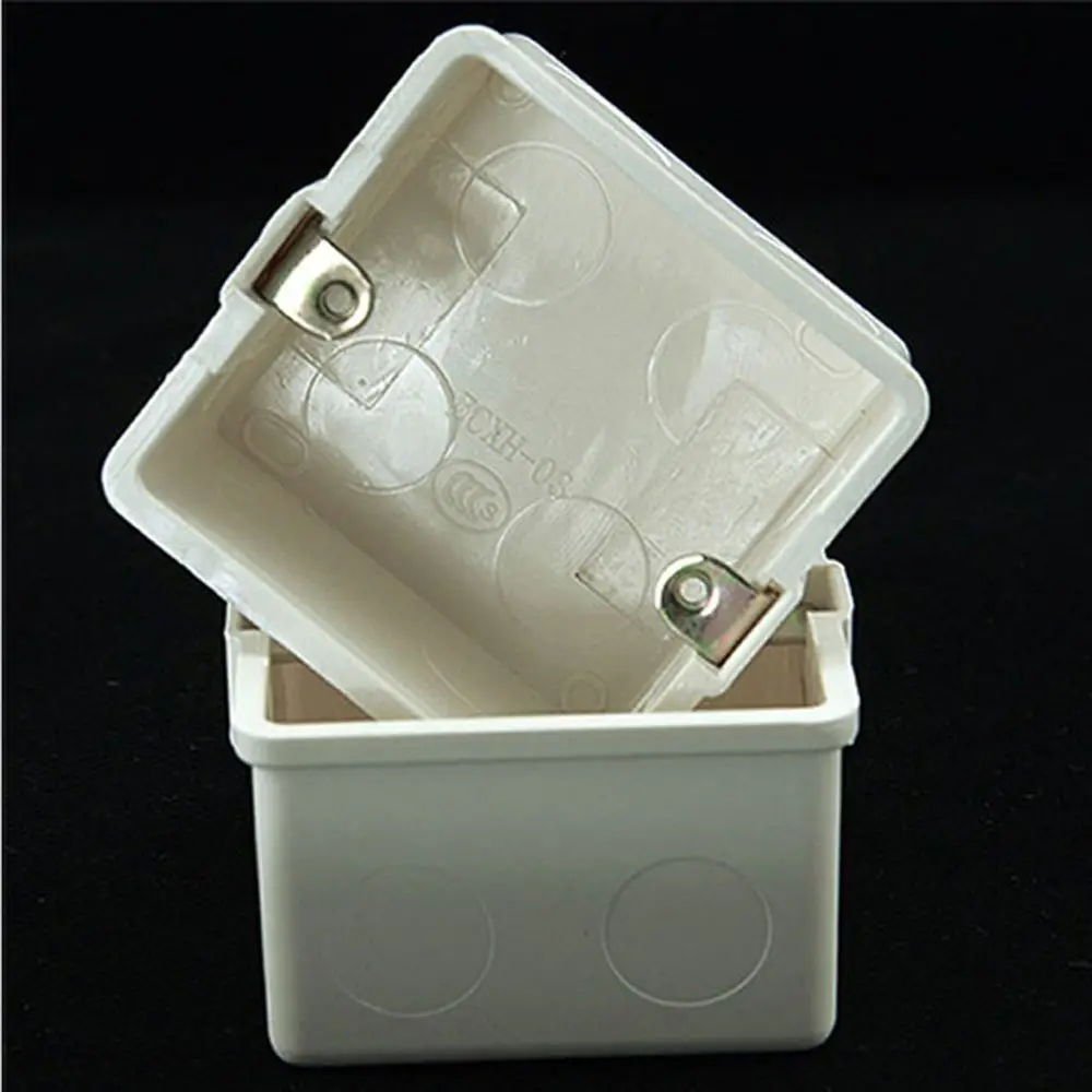 Electricity Enclosure Socket Switch Socket Bottom Box Terminal Box Junction Switch Embedded Single High Quality