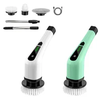 9-in-1 Multifunctional Wireless Electric Cleaning Brush Household Kitchen Bathroom Brush USB Handheld Rotating Cleaning tools - Image 6