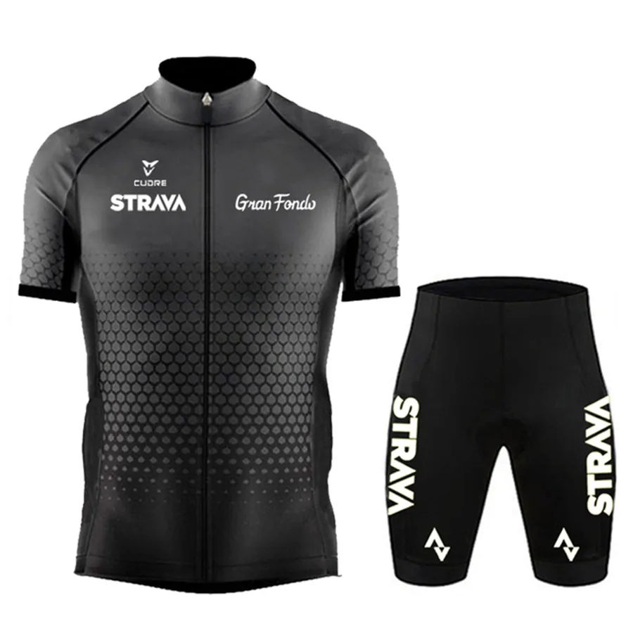 2024 Strvav Cycling Jersey Set Summer Breathable MTB Bike Clothes Uniform Maillot Ropa Ciclismo Men Bicycle Clothing Suit Hombre 6