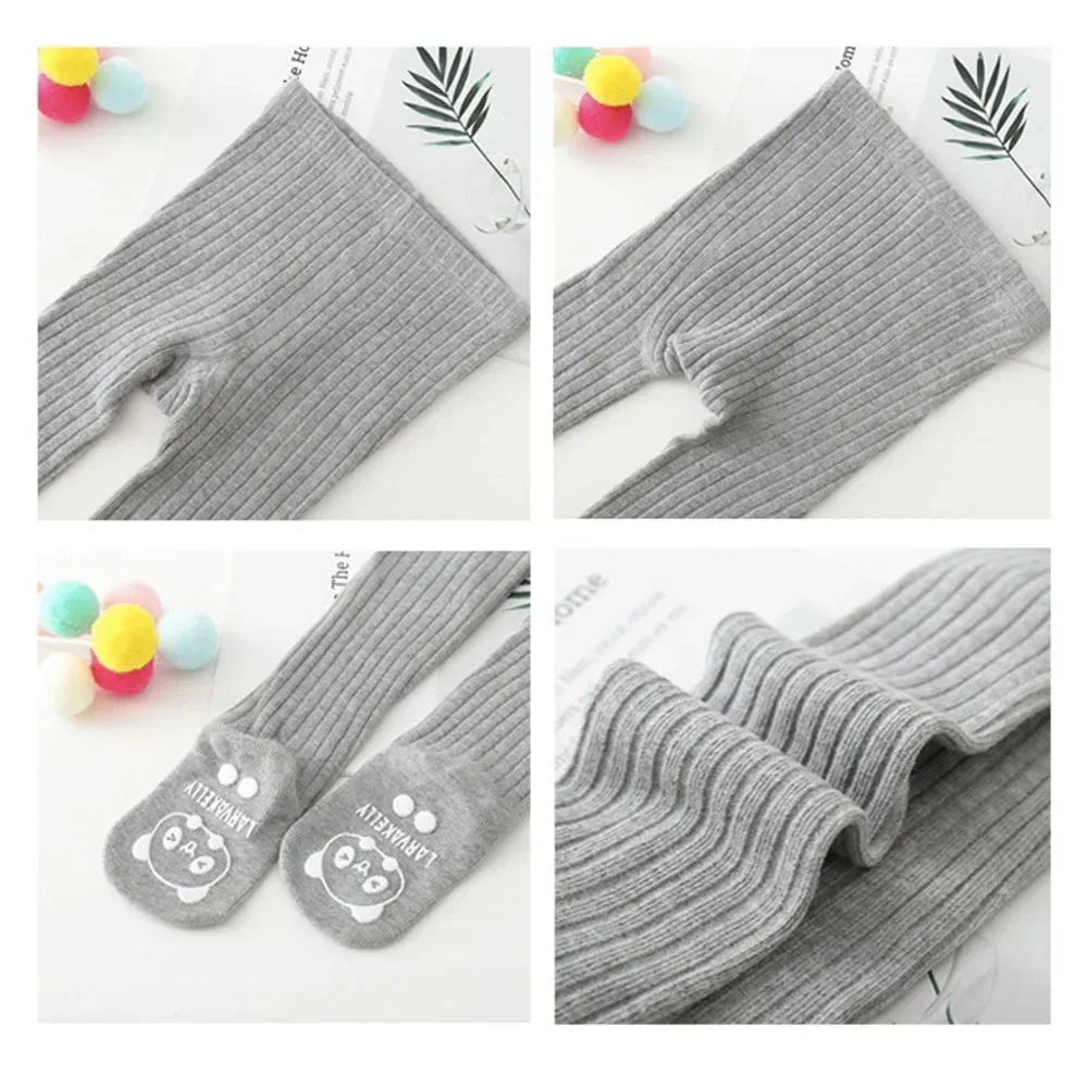 Baby Girls Tights Kid Anti-slip Cotton Pantyhose Toddler Infant Cartoon Legging Spring Fall Children's Korean Style Clothes
