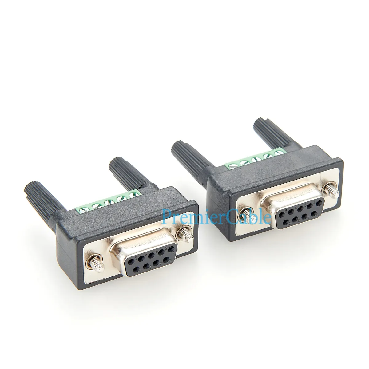 Kompatibler MOXA Mini DB9F-zu-TB DB9 Buchse auf Soldless Terminal Block Adapter D Sub 9Pin auf Schraubklemmenblock Seriell – Detail 3