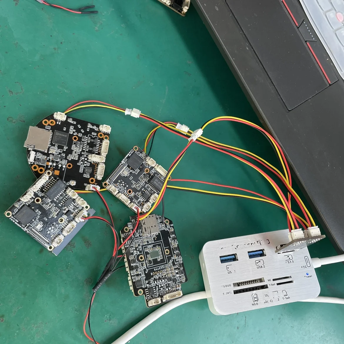 USB to 4 Way Serial Port Uart Hub TTL Level Computer Programmer Adapter Serial Port Connector USB to232 COM Module TTL Uart Rts