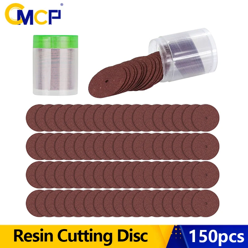 CMCP 150pcs 25mm Resin Cut off Wheel Discs Grinding Whee Cutting Disc Abrasive Disc for Dremel Accessories Rotary Tools