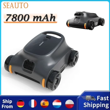 Seauto Sat 10 7800Mah Batteria Robot Pulitore per Piscina Cordless Robot Aspirapolvere per Piscina Cestello Filtro da 2L