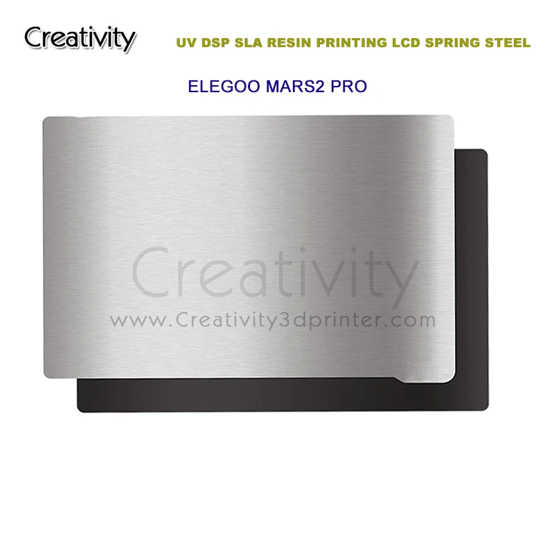 

Spring Steel For Elegoo Mars2 Pro Flexible Build Plate 140*84mm Magnetic Base Bed SLA/DLP UV Resin LCD Mars 2 Pro Printing