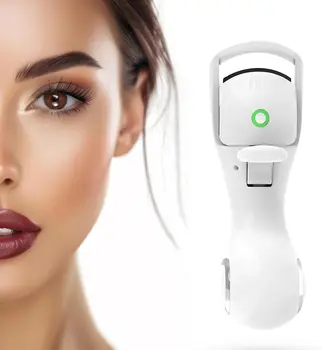 rizador de pestañas eléctrico recargable, control rápido de temperatura, 3 configuraciones de temperatura, adecuado para mujeres