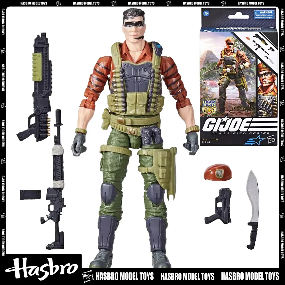 

Original Hasbro G.I. Joe Classified Series Tiger Force Flint 6 Inch Action Figure Model Toys Brand New Unopened (15Cm Tall)