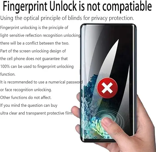 Premium Privacy Hydrogel Screen Protector Set - 4 Pack