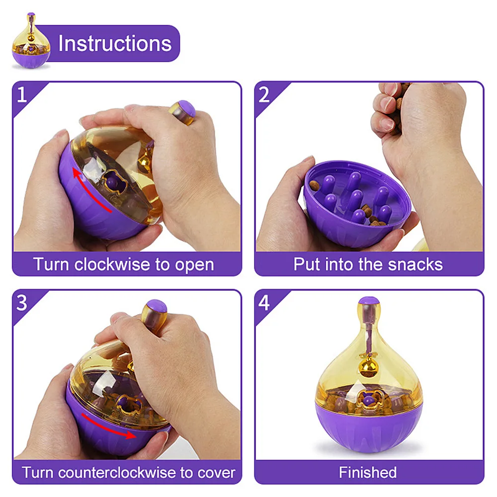 Interactive Pet Food Dispenser and Activity Toy